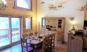 Dining - Apartment in Areches With Mountain Views (Beaufort)