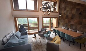 Living area - 5 Rooms, Sleeps 10 - High-end - Alpine Loft - 10alpi-plagne Centre (La Plagne-Tarentaise)
