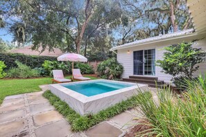 A heated pool - Private Cottage Oasis | Pretty Porch, Splash Pool (St Simons Island)