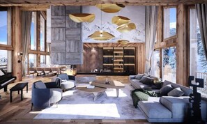 Fireplace - Apartment Bois Des Ours 701 (Les Allues)