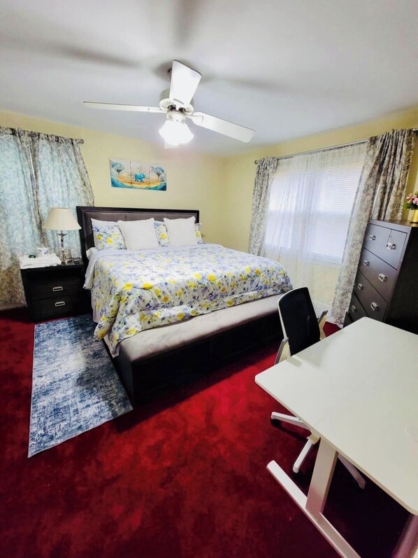 Iron/ironing board, WiFi, bed sheets