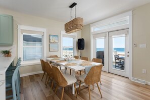 Dining - Oceanfront Escape with Fire Pit & Hot Tub (Carolina Beach)
