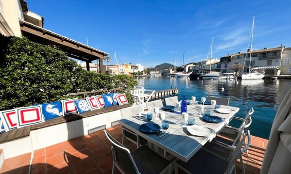 Outdoor dining - Houses & Villas for 6 People (Grimaud)