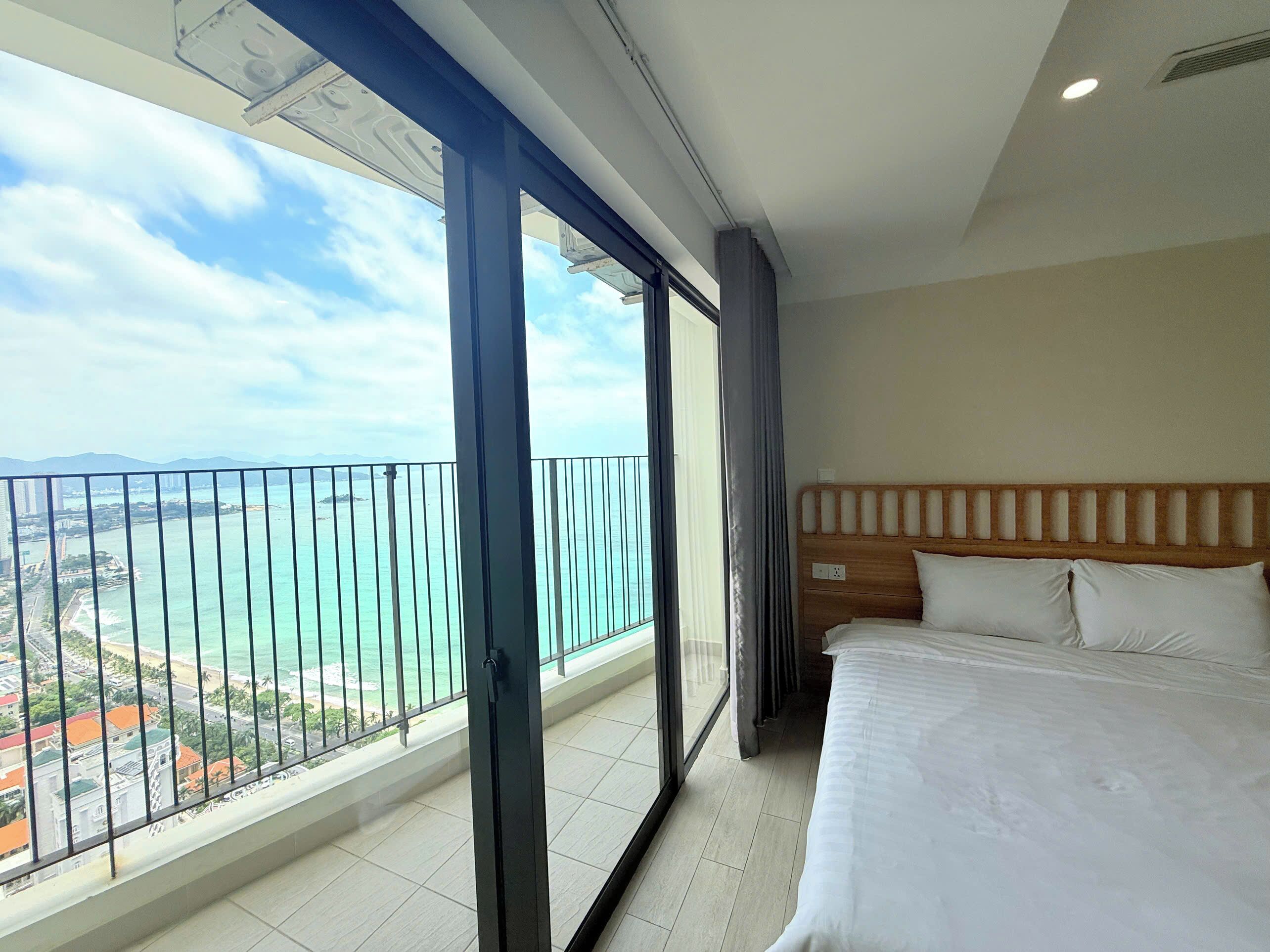 Familienapartment, Balkon, Strandblick | Balkon