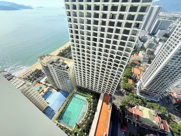 Deluxe Apartment, Balcony, Beach View | Balcony view