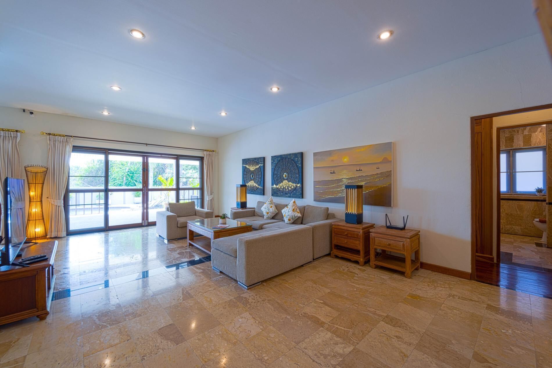 Villa, 3 camere da letto, piscina privata, vista piscina | Area soggiorno