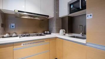 Familien-Suite | Eigene Küche | Mini-Kühlschrank, Mikrowelle, Herdplatte