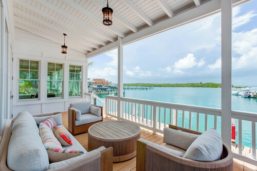 South End Villa on the Water: Lovely Pool, Expansive Decks, and 60’ Private Dock