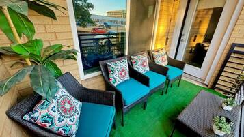 Condo, 1 phòng ngủ, phù hợp cho người khuyết tật, hút thuốc | Ban công