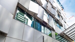 Exterior detail - Metro Glow - Sleek Stay with Pool & Perks (Southbank)