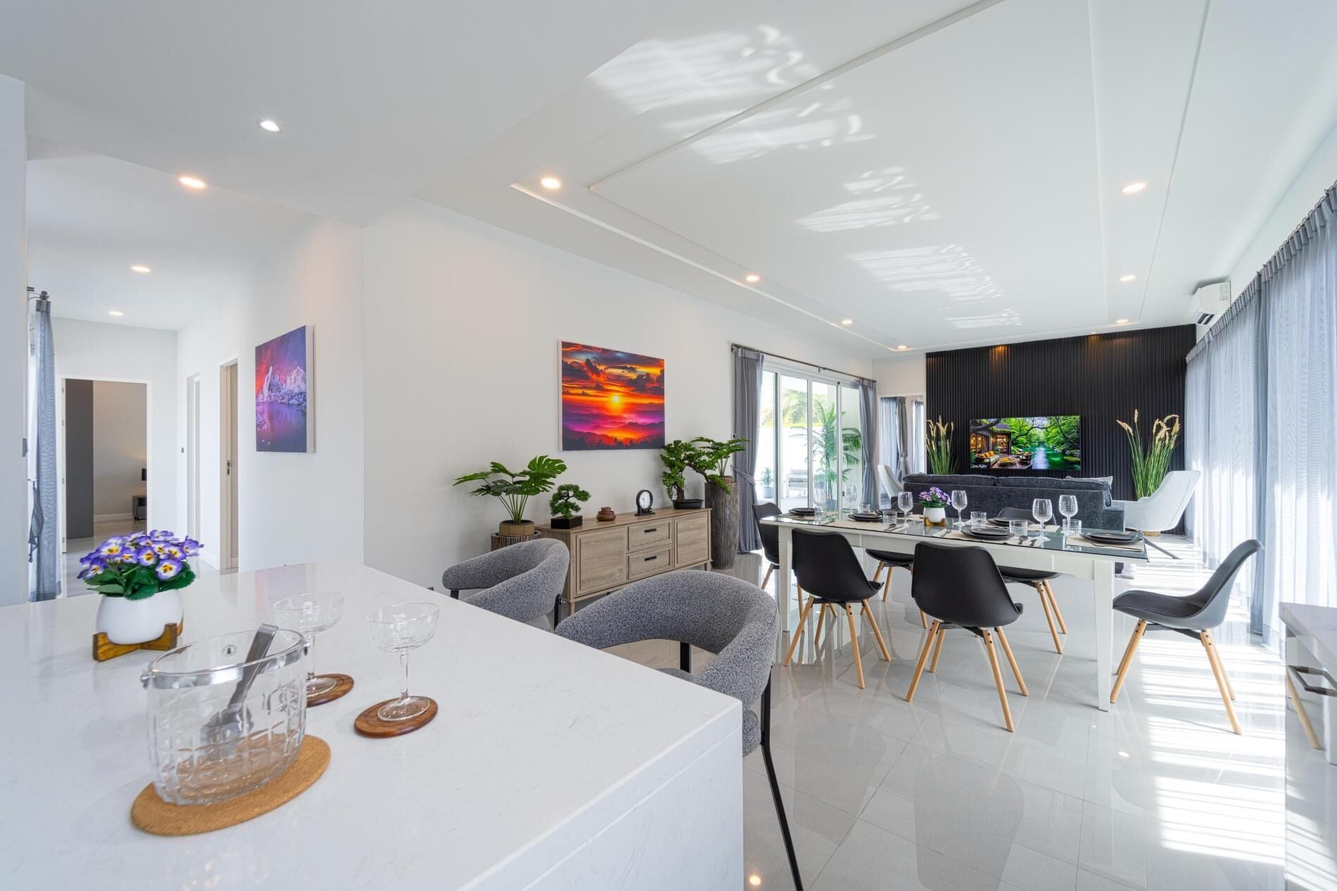 Villa, 3 Bedrooms, Private Pool, Pool View | Private kitchen