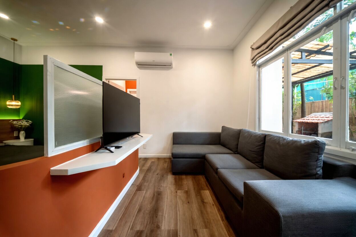 Premium Studio, Garden View | Minibar, desk, free WiFi, bed sheets