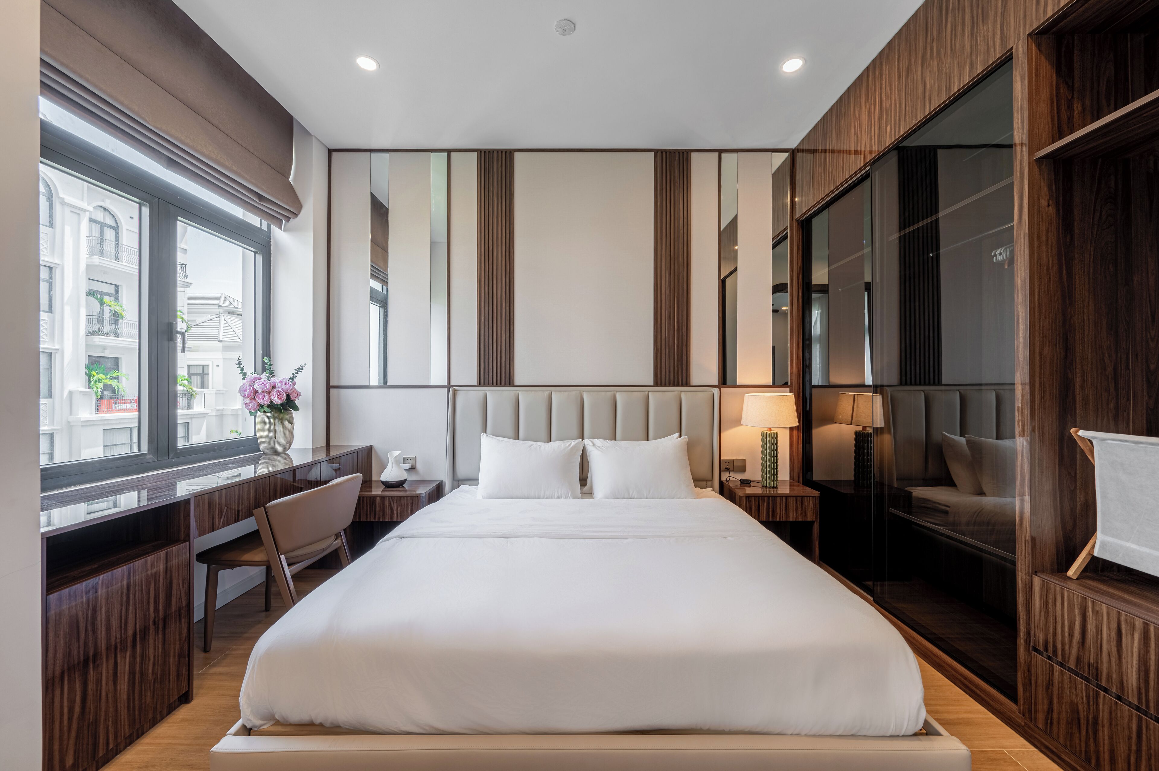 Premium bedding, Select Comfort beds, individually decorated