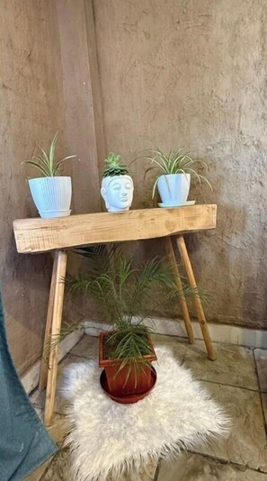 Basic Double or Twin Room, Mountain View | Living area