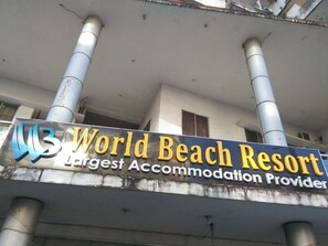 Voorkant van accommodatie