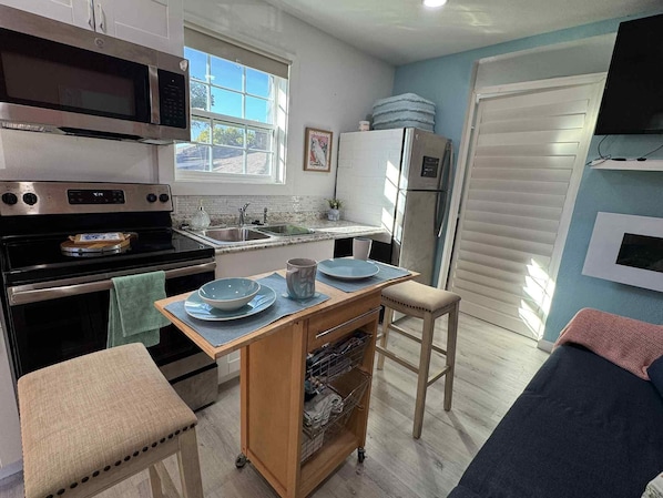 Microwave, oven, stovetop