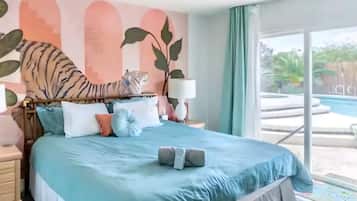 3 chambres, fer et planche à repasser, Wi-Fi, draps fournis