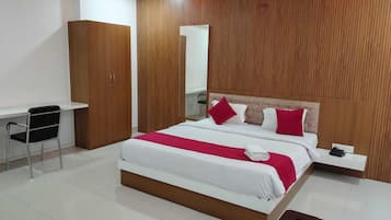 Ropa de cama de alta calidad, cubrecamas y escritorio