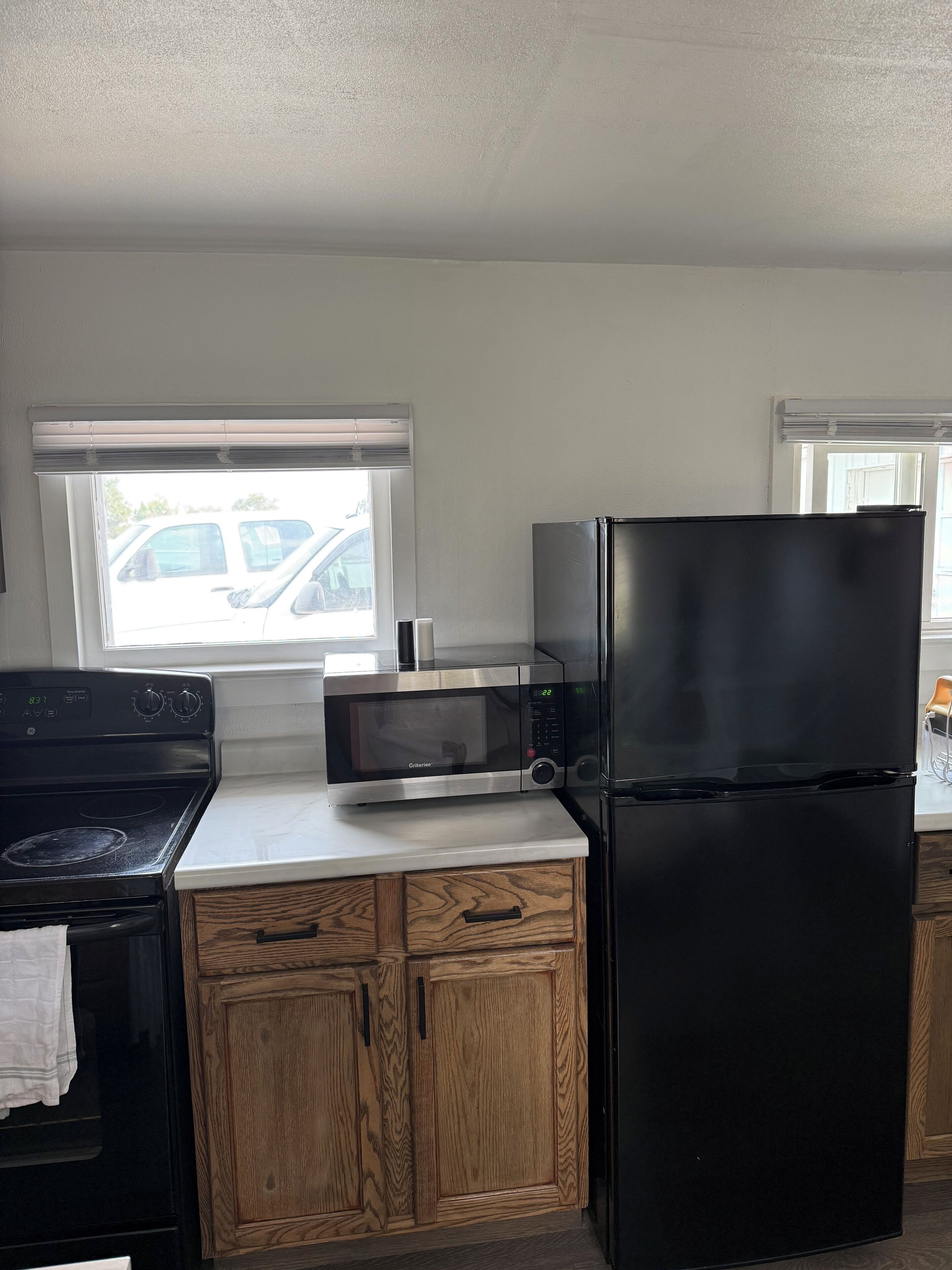 Microwave, oven, stovetop