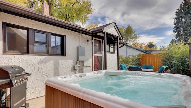 Terrace/patio - 2 Mi to Dtwn: Colorado Springs Gem w/ Hot Tub! (Colorado Springs)