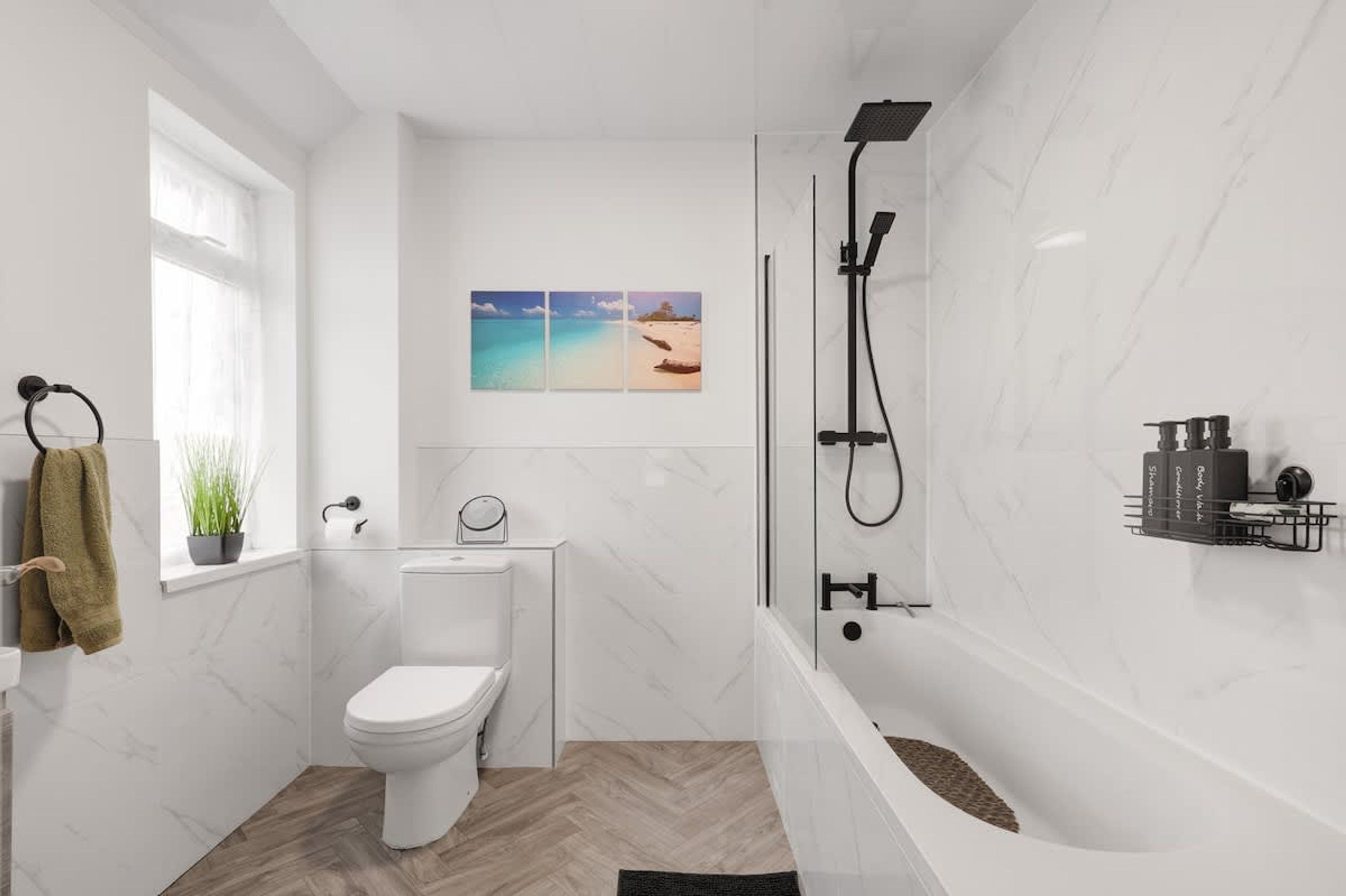 House | 3 bedrooms, desk
