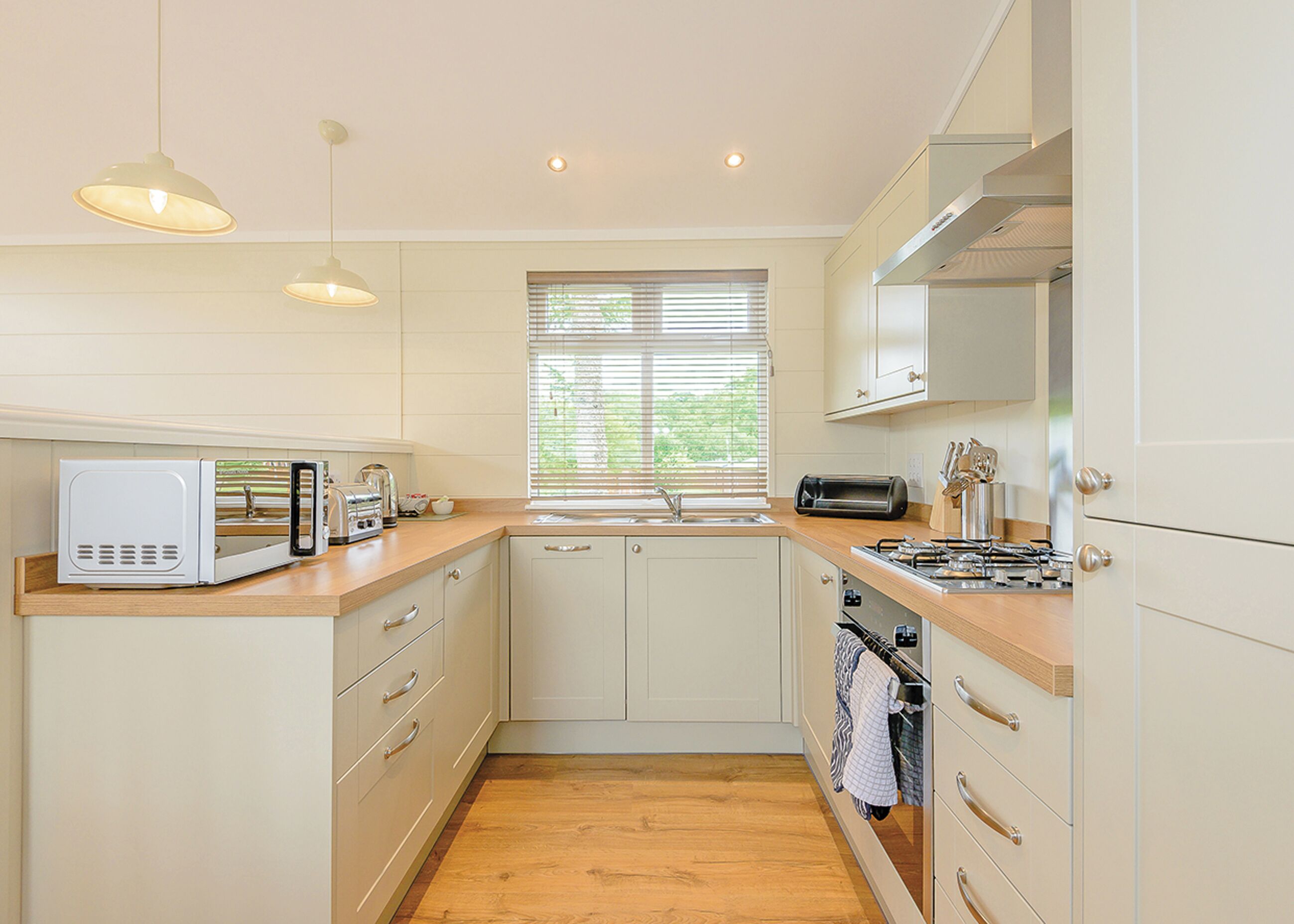 Fridge, oven, stovetop, toaster