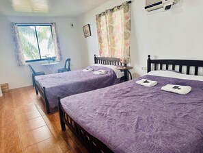 Quarto quádruplo família, vista para o oceano | Wi-Fi de cortesia