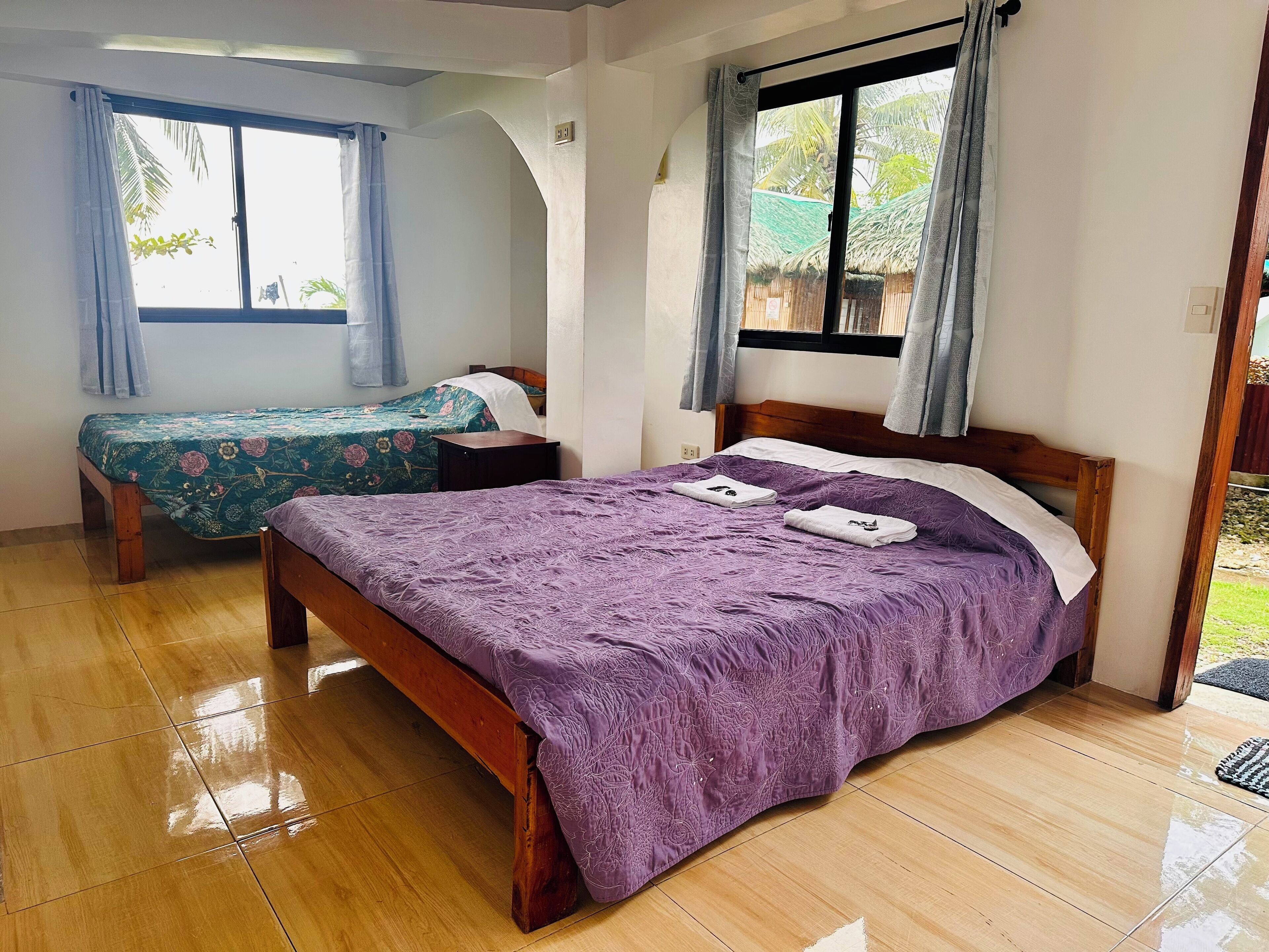 Kolmen hengen perhehuone, valtamerinäköala | Ilmainen Wi-Fi