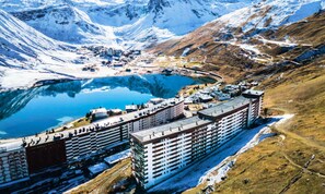 Aerial view - Apartment in Tignes Le Lac by Ski Slopes (Tignes)