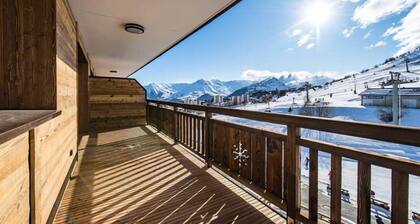 Apartment for 6 People in a new Residence at the Foot of the Slopes
