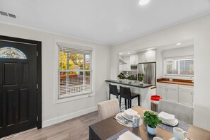 Dining - 6BR Home w/ A/C, Fast Wi-Fi, Parking, Fire Pit Walk to BART & Near SFO (Millbrae)