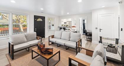 6BR Home w/ A/C, Fast Wi-Fi, Parking, Fire Pit Walk to BART & Near SFO