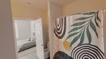 2 bedrooms, iron/ironing board, travel crib, WiFi