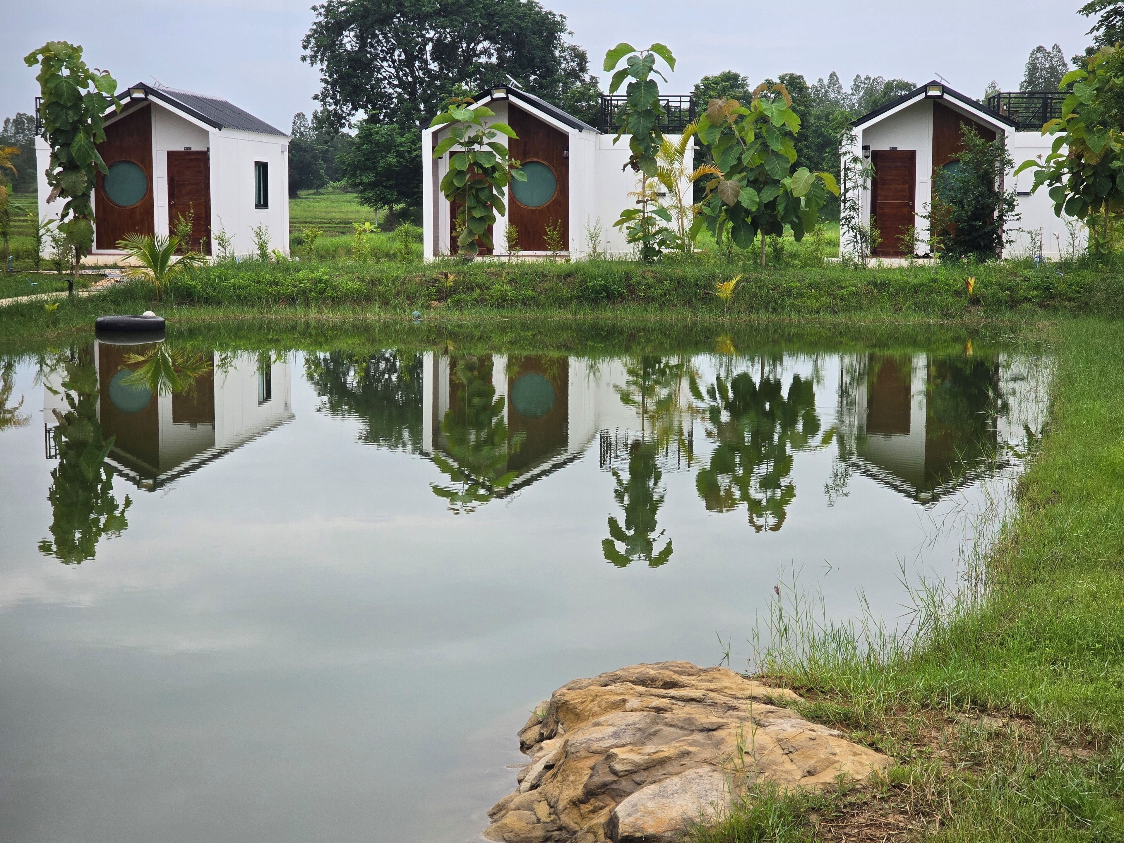 ด้านหน้าที่พัก