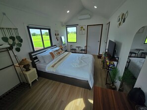 Standard Double Room, Garden View | Desk, laptop workspace, free WiFi