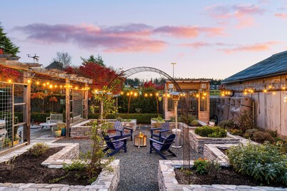 3-Home Coastal Retreat w/ Sauna, Firepit & Greenhouse | Seabright Haven