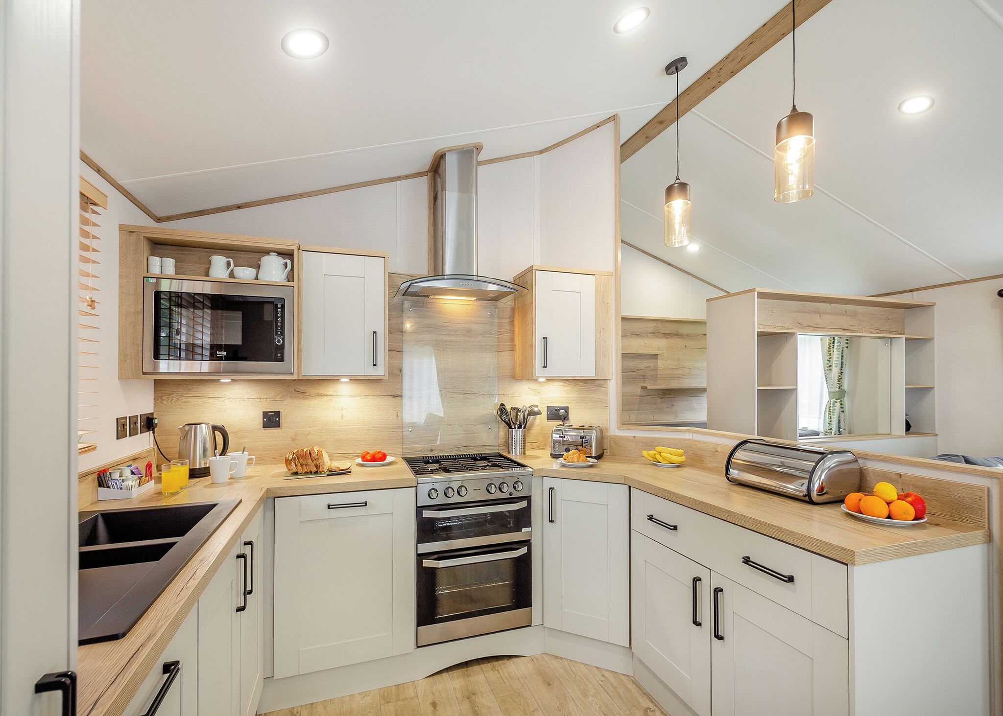 Fridge, oven, stovetop, toaster