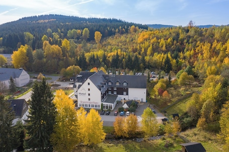 Außenbereich. Hotel Alte Schleiferei