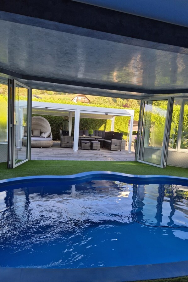 Una piscina climatizada