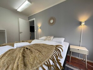 2 soveværelser, strygejern/strygebræt, internetforbindelse, sengetøj