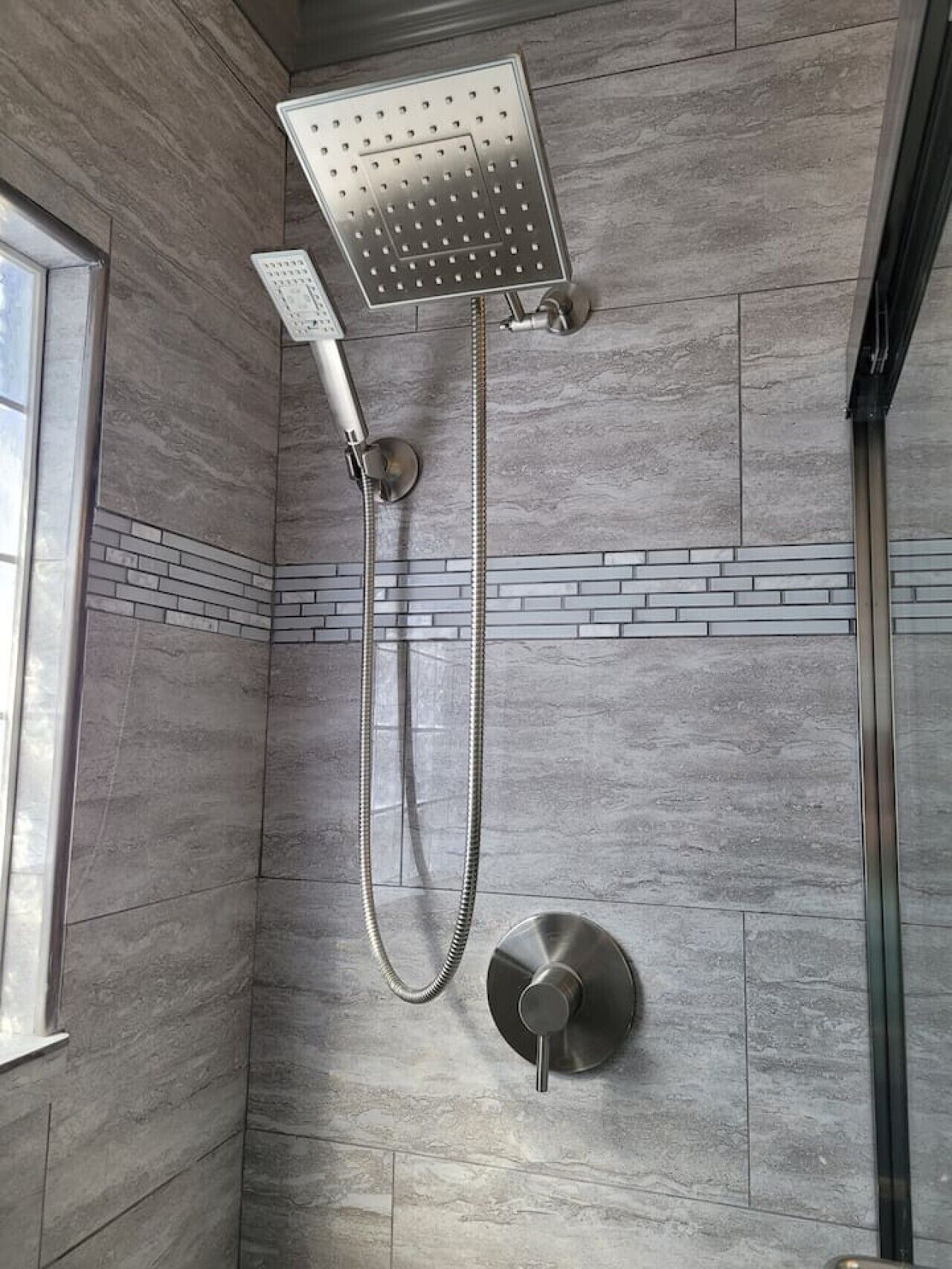 Shower, hair dryer