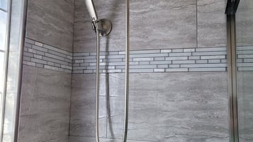 Shower, hair dryer