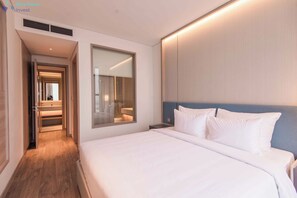 2 室のベッドルーム、アイロン / アイロン台、WiFi