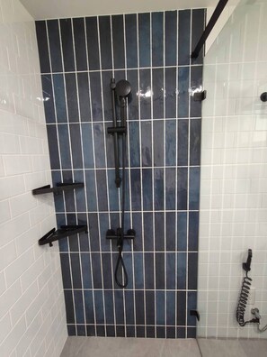 Hair dryer, toilet paper