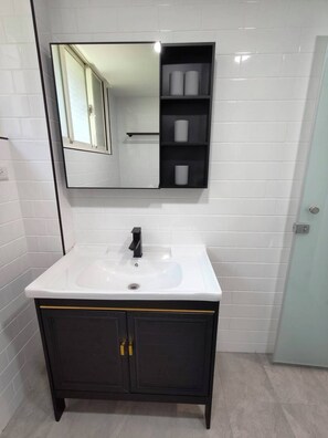 Hair dryer, toilet paper