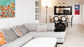 Smart-tv en een kantoor