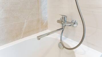 Shower, hair dryer