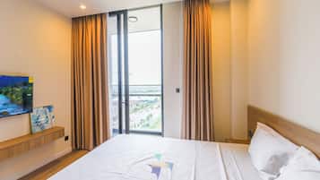 1 habitación, tabla de planchar con plancha y wifi