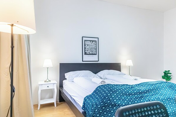 Basic-Apartment | Bügeleisen/Bügelbrett, kostenloses WLAN