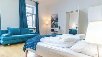 Basic-Apartment | Bügeleisen/Bügelbrett, kostenloses WLAN